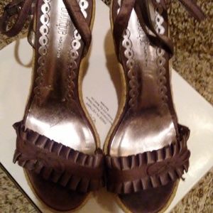 Wedge Sandals Brown